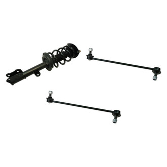 TRQ® - Front Driver Side Complete Strut Assembly and Stabilizer Bar Link Kit