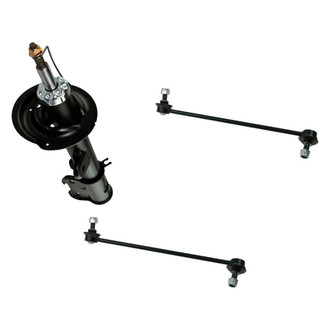 TRQ® - Front Driver Side Strut and Stabilizer Bar Link Kit