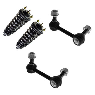 TRQ® - Front Driver Side Complete Strut Assembly and Stabilizer Bar Link Kit