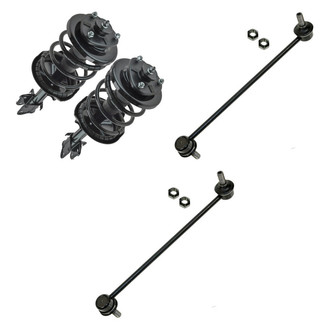 TRQ® - Front Driver Side Complete Strut Assembly and Stabilizer Bar Link Kit