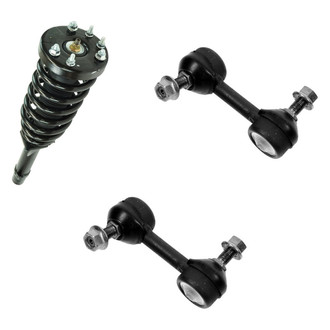 TRQ® - Front Driver Side Complete Strut Assembly and Stabilizer Bar Link Kit