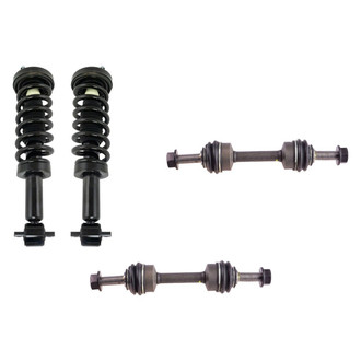 TRQ® - Front Driver Side Complete Strut Assembly and Stabilizer Bar Link Kit