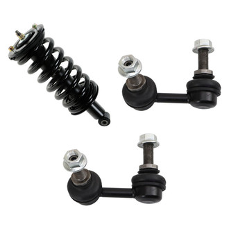 TRQ® - Front Complete Strut Assembly and Stabilizer Bar Link Kit