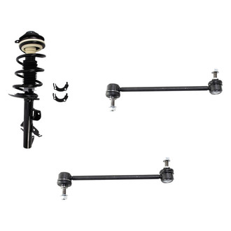 TRQ® - Front Driver Side Complete Strut Assembly and Stabilizer Bar Link Kit