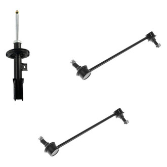 TRQ® - Front Driver Side Strut and Stabilizer Bar Link Kit