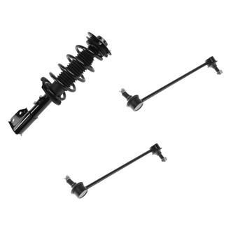 TRQ® - Front Driver Side Complete Strut Assembly and Stabilizer Bar Link Kit