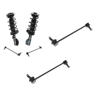 TRQ® - Front Driver Side Complete Strut Assembly and Stabilizer Bar Link Kit