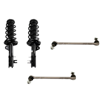 TRQ® - Front Complete Strut Assembly and Stabilizer Bar Link Kit