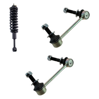 TRQ® - Front Complete Strut Assembly and Stabilizer Bar Link Kit