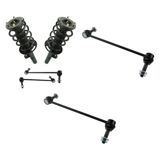 TRQ® - Front Driver Side Complete Strut Assembly and Stabilizer Bar Link Kit