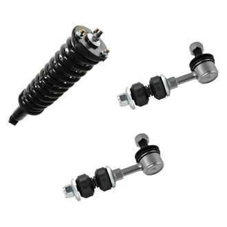 TRQ® BNDL-131427 - Front Driver Side Complete Strut Assembly and Stabilizer Bar Link Kit