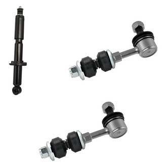 TRQ® - Front Driver Side Shock Absorber and Stabilizer Bar Link Kit