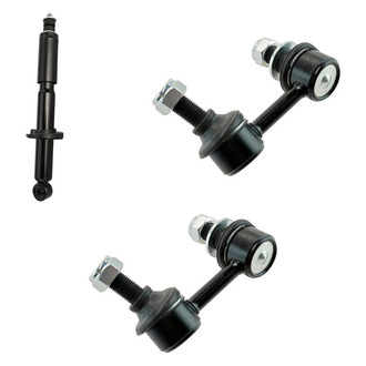 TRQ® - Front Driver Side Shock Absorber and Stabilizer Bar Link Kit