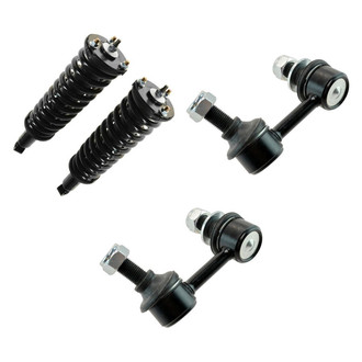 TRQ® - Front Driver Side Complete Strut Assembly and Stabilizer Bar Link Kit