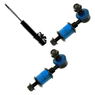 TRQ® - Front Driver Side Strut and Stabilizer Bar Link Kit