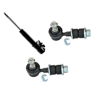 TRQ® - Front Driver Side Strut and Stabilizer Bar Link Kit