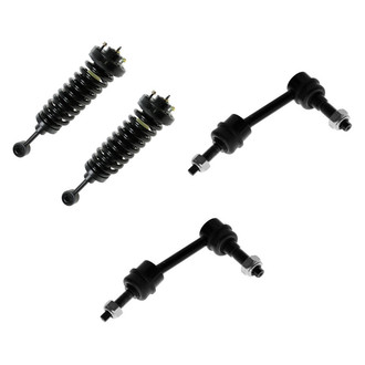 TRQ® - Front Passenger Side Complete Strut Assembly and Stabilizer Bar Link Kit