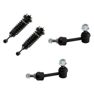 TRQ® - Front Passenger Side Complete Strut Assembly and Stabilizer Bar Link Kit