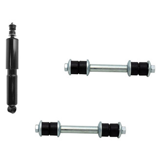 TRQ® - Front Passenger Side Shock Absorber and Stabilizer Bar Link Kit