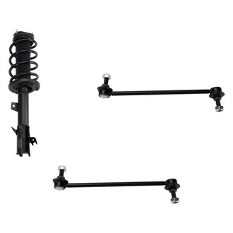 TRQ® - Front Passenger Side Complete Strut Assembly and Stabilizer Bar Link Kit