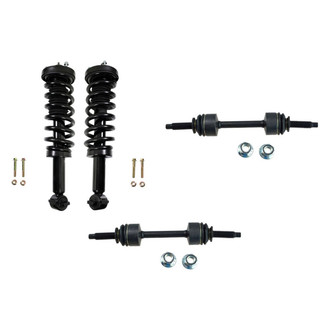 TRQ® - Front Passenger Side Complete Strut Assembly and Stabilizer Bar Link Kit