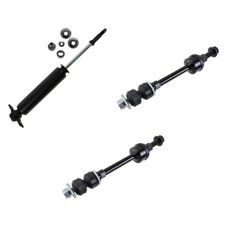 TRQ® - Front Passenger Side Shock Absorber and Stabilizer Bar Link Kit