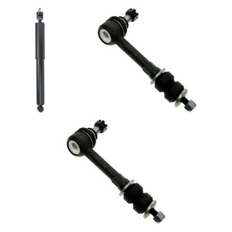 TRQ® - Front Passenger Side Shock Absorber and Stabilizer Bar Link Kit
