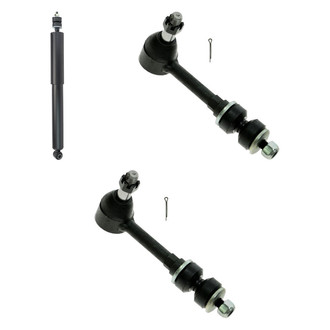 TRQ® - Front Passenger Side Shock Absorber and Stabilizer Bar Link Kit