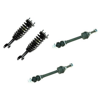 TRQ® - Front Passenger Side Complete Strut Assembly and Stabilizer Bar Link Kit
