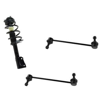 TRQ® - Front Passenger Side Complete Strut Assembly and Stabilizer Bar Link Kit