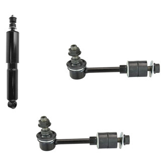 TRQ® - Front Passenger Side Shock Absorber and Stabilizer Bar Link Kit