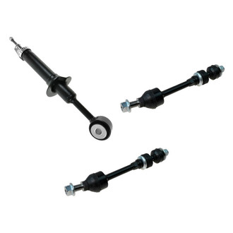 TRQ® - Front Passenger Side Shock Absorber and Stabilizer Bar Link Kit