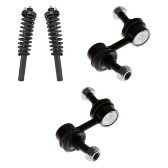 TRQ® - Front Passenger Side Complete Strut Assembly and Stabilizer Bar Link Kit