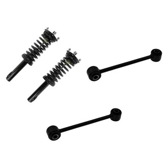 TRQ® - Front Passenger Side Complete Strut Assembly and Stabilizer Bar Link Kit