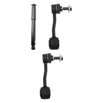 TRQ® - Front Passenger Side Shock Absorber and Stabilizer Bar Link Kit