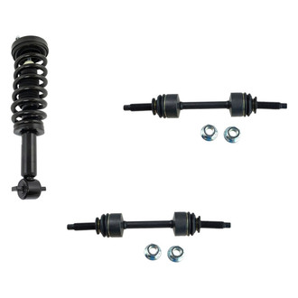 TRQ® - Front Passenger Side Complete Strut Assembly and Stabilizer Bar Link Kit