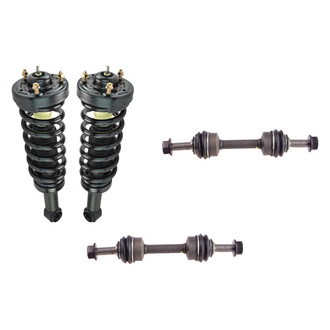 TRQ® - Front Passenger Side Complete Strut Assembly and Stabilizer Bar Link Kit