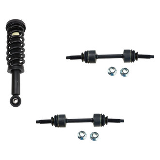 TRQ® - Front Passenger Side Complete Strut Assembly and Stabilizer Bar Link Kit