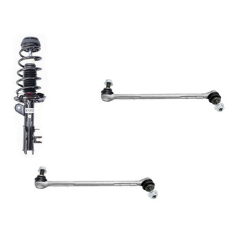 TRQ® - Front Passenger Side Strut and Stabilizer Bar Link Kit