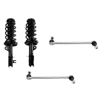 TRQ® - Front Passenger Side Complete Strut Assembly and Stabilizer Bar Link Kit