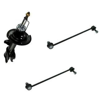 TRQ® - Front Passenger Side Strut and Stabilizer Bar Link Kit