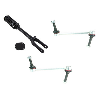TRQ® - Front Passenger Side Complete Strut Assembly and Stabilizer Bar Link Kit