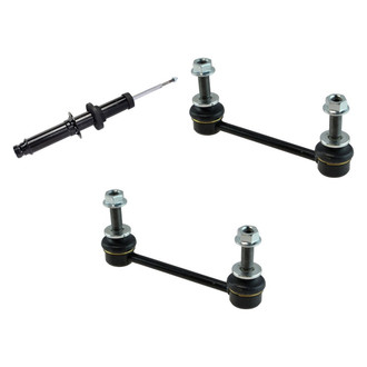 TRQ® - Front Passenger Side Strut and Stabilizer Bar Link Kit