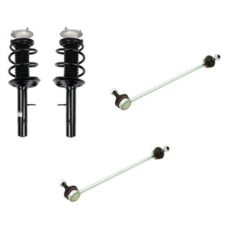 TRQ® - Front Passenger Side Complete Strut Assembly and Stabilizer Bar Link Kit