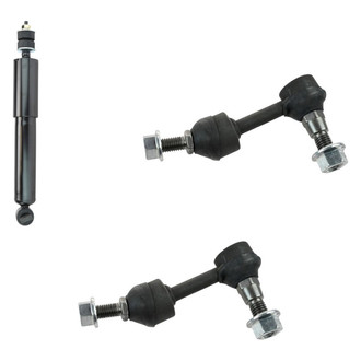TRQ® - Front Passenger Side Shock Absorber and Stabilizer Bar Link Kit