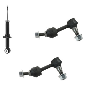 TRQ® - Front Passenger Side Shock Absorber and Stabilizer Bar Link Kit