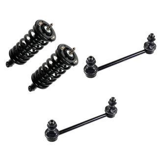TRQ® - Front Passenger Side Complete Strut Assembly and Stabilizer Bar Link Kit