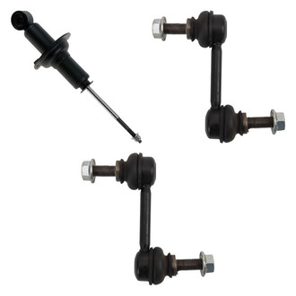 TRQ® - Front Passenger Side Shock Absorber and Stabilizer Bar Link Kit