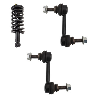 TRQ® - Front Passenger Side Complete Strut Assembly and Stabilizer Bar Link Kit