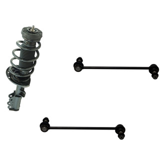 TRQ® BNDL-131913 - Front Passenger Side Complete Strut Assembly and Stabilizer Bar Link Kit